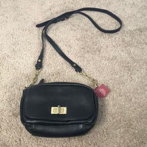Black crossbody purse